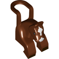 Lego Minifig Neckwear Horse Suit / Costume / Reddish Brown