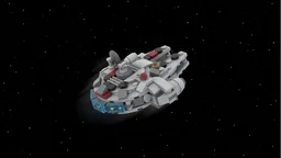 Lego-75295 - MOD -Mini Millenium Falcon - display model