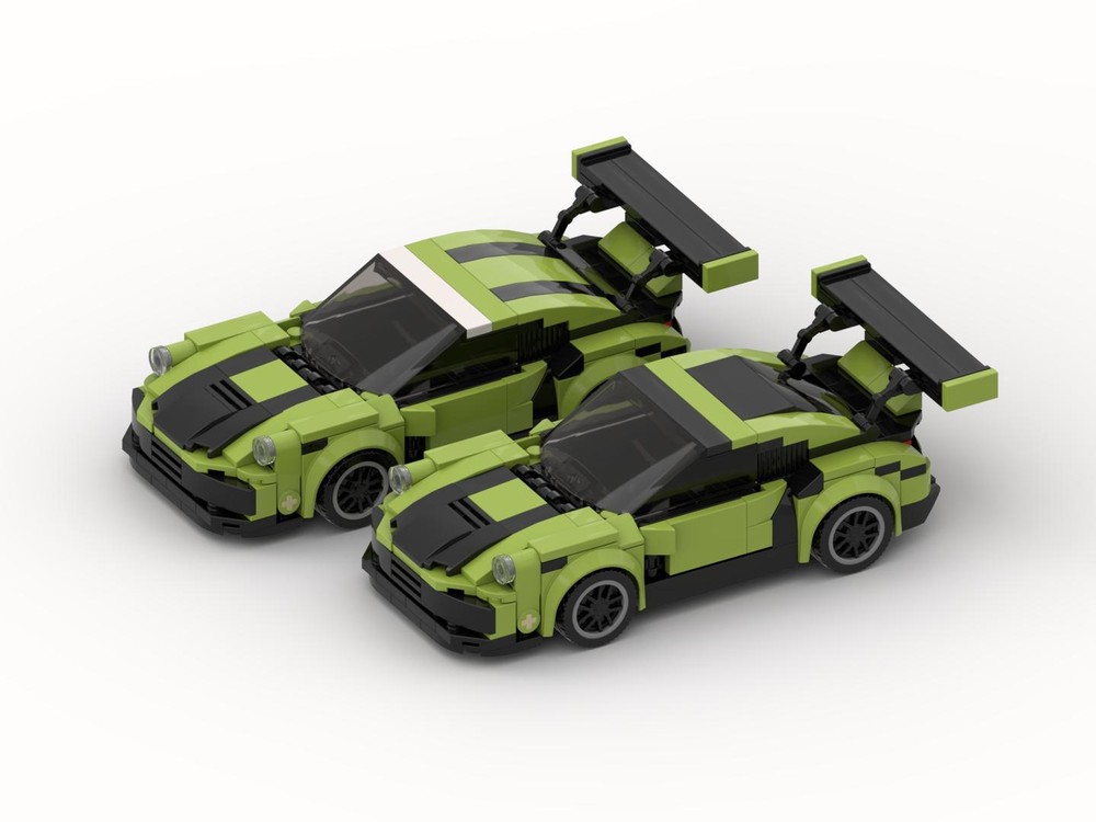 Lego Porsche Carrera Cup: Huber Racing - Porsche 992 GT3 Cup (8w)