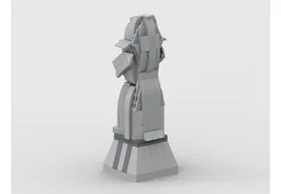 Coruscant temple statue