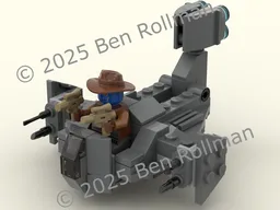 Microfighter - Cad Bane's Justifier