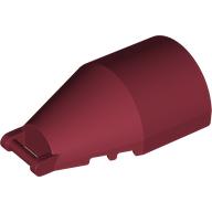 Lego Windscreen 7 x 4 x 2 Round with Handle / Dark Red