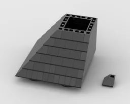 Upscaled inverted convex slope