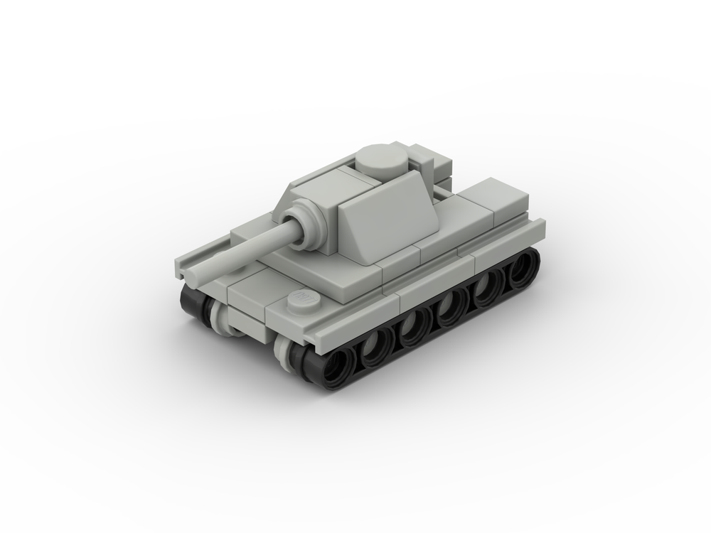 Lego Panzer IV tank - micro tank - Germany