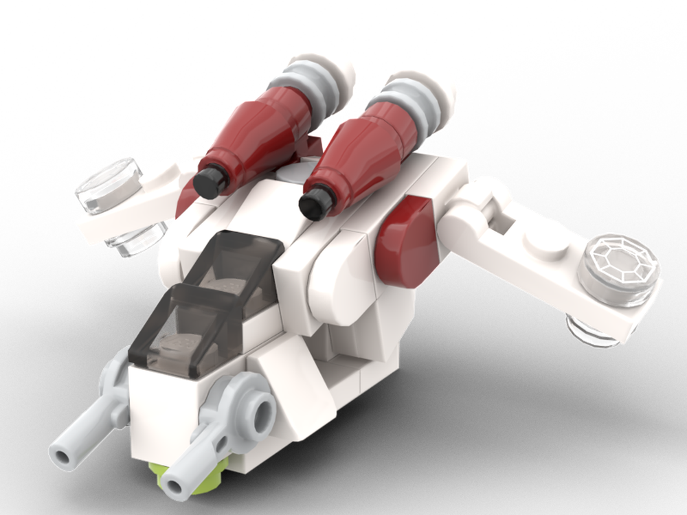 Lego mini Republik Attack Gunship (7676) MOC
