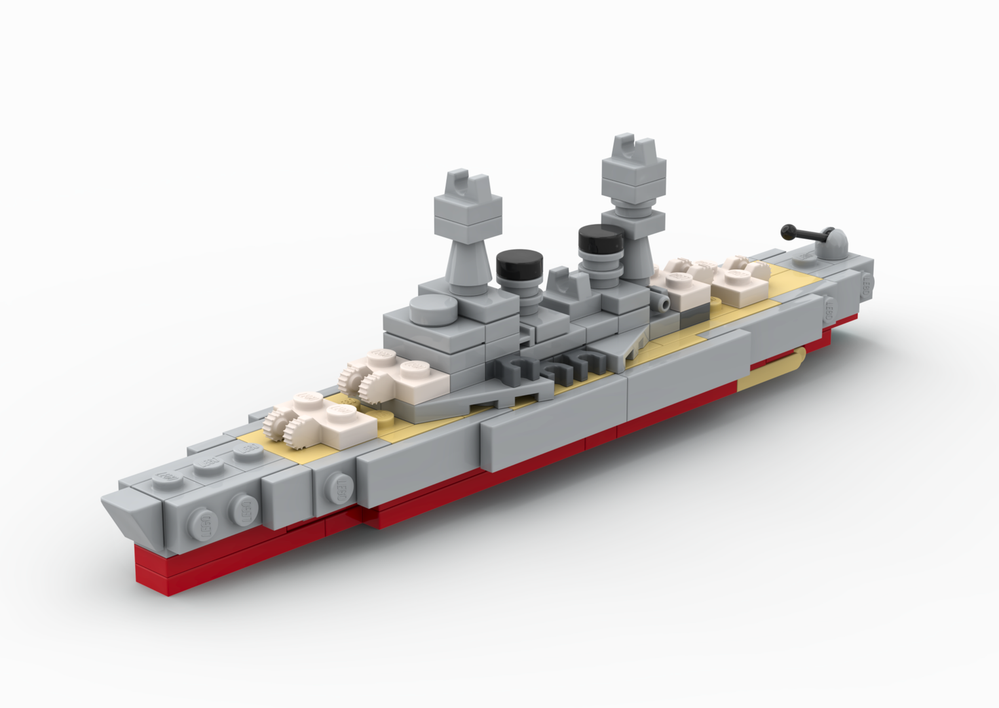 Lego USS Colorado Battleship