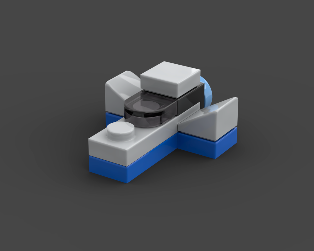 Lego T-21 Crossfire – Nanoscale Ship (9 Parts)