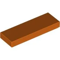 Tile 1 x 3 / Reddish Orange