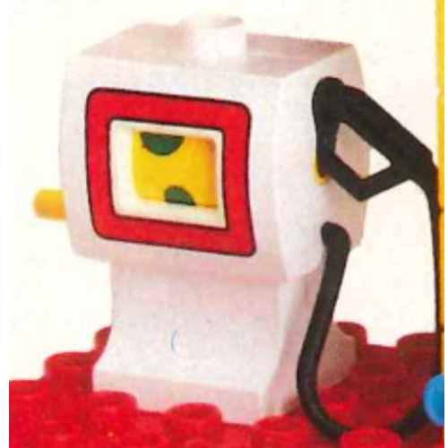 Lego Duplo Gas / Fuel / Petrol Pump, White / White