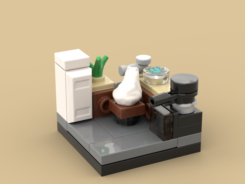 Lego Frog Kitchen