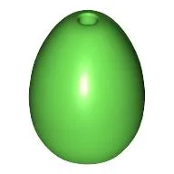 Food Egg with 1.5mm Hole [Plain] / Bright Green