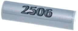 Slope, Curved 1 x 4 x 2/3 Double with Black and Dark Bluish Gray Address Number 2506 Pattern (Sticker) - Set 910050