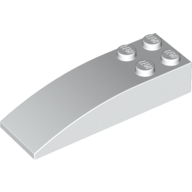 Lego Brick Curved 6 x 2 / White