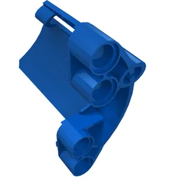 Technic Panel Fairing #23 Large Short, Small Hole, Side B / Blue