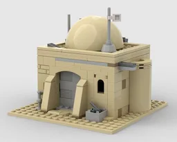 Tatooine House #1 with Full Interior