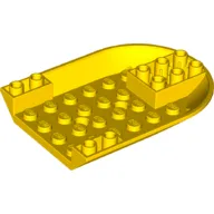 Aircraft Fuselage Curved Forward 6 x 8 Bottom / Yellow