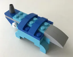 10696 Blue dinosaur