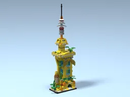 Flower Power Yellow Tower