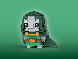 Doctor Doom Brickheadz LEGO MOC - Marvel