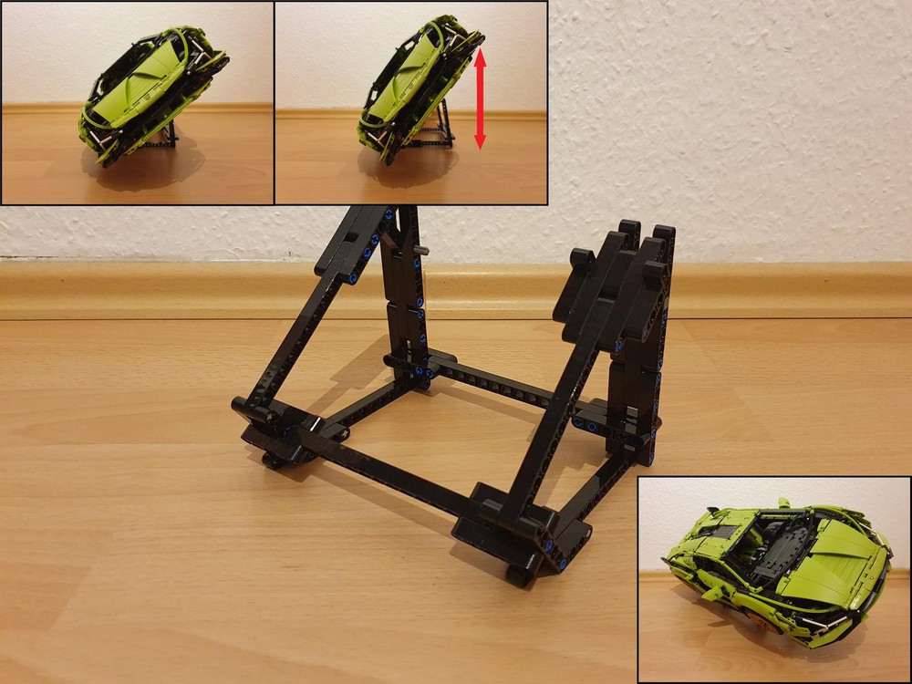 Lego Adjustable Side Vertical Stand for 42115 Lamborghini Sián FKP 37