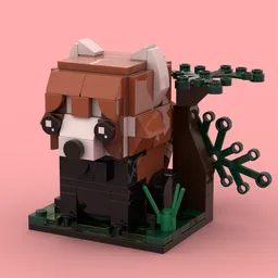 Red Panda Brickheadz