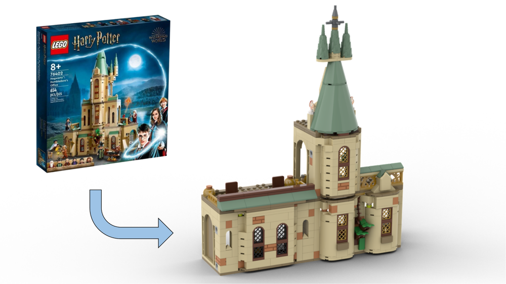 Lego 76402 Alternative "Professor Lupin's classroom"