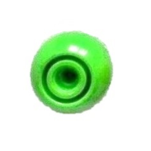 Lego Pen Bead, Round Orb / Bright Green