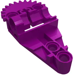 Technic Gearbox Half / Purple