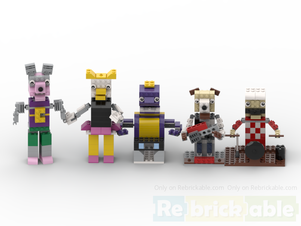 Lego chuck e cheese band