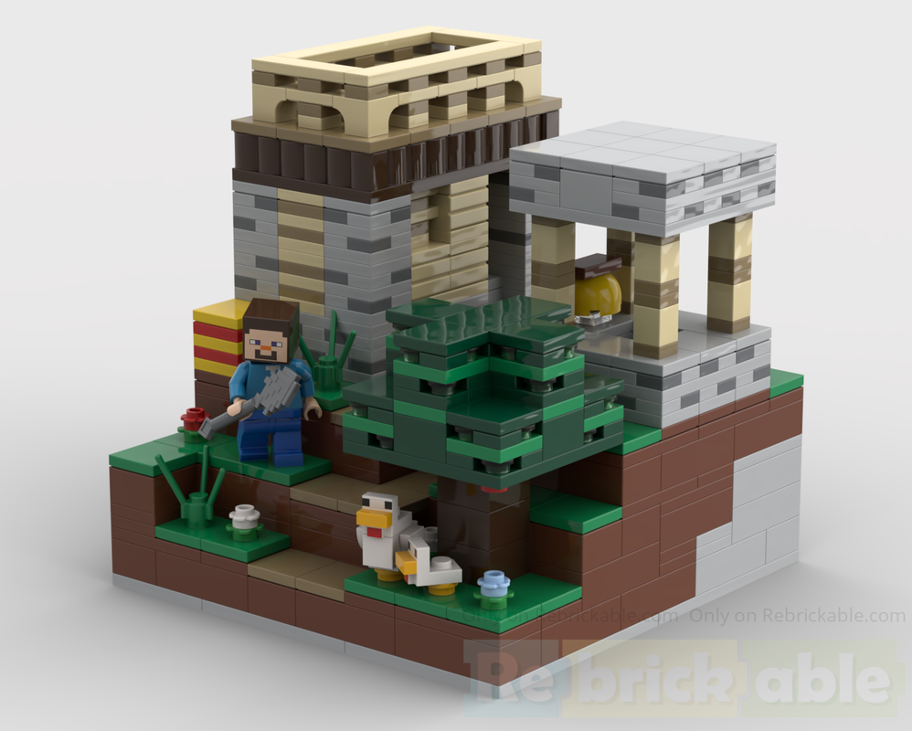 Lego Mine Craft Village