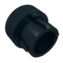 Technic Driving Ring Extension, 4 Ridges / Black