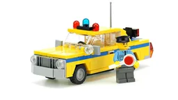 Old traffic police car