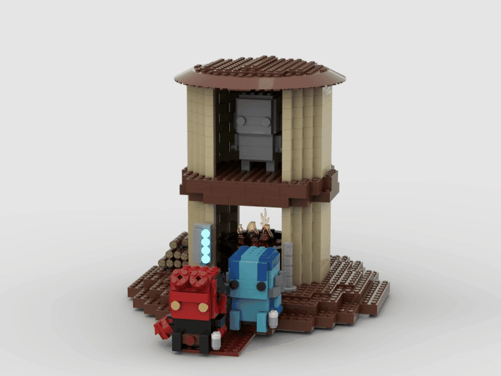 Lego hellboy "I can't smile whitout you"
