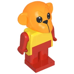 Fabuland Figure Monkey 8 / Yellow