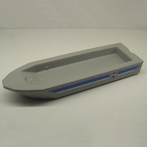 Lego Boat Hull 32 x 10 x 1 2/3, Base with Coast Guard Print