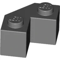 Brick Wedged 2 x 2 Facet / Dark Bluish Gray