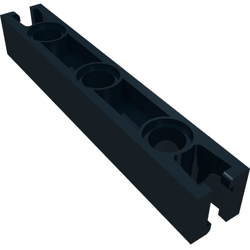 Lego Znap Beam 7, 3 Holes / Black