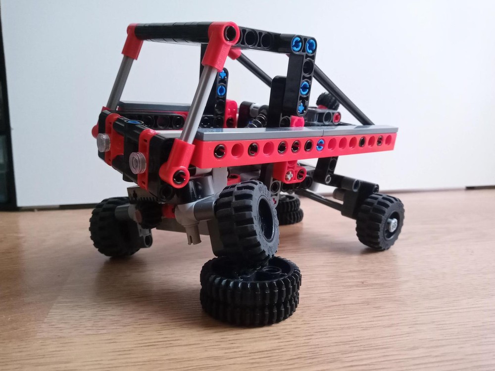 Lego Mini trial truck with full suspension