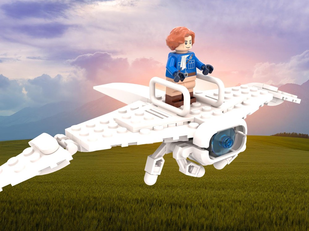 Lego Nausicaa's Glider Tribute