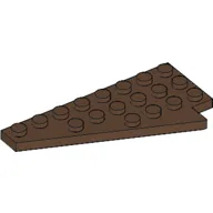 Wedge Plate 8 x 4 Wing Left / Brown