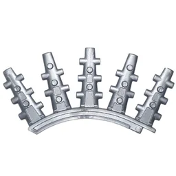 Large Figure Weapon, Back Blades, 5 Spikes with Side Spokes (Rahkshi Vorahk) / Pearl Light Gray