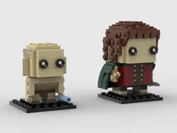Frodo & Gollum BrickHeadz (Fixed)