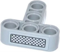 Technic, Liftarm, Modified T-Shape Thick 3 x 3 with Grille Pattern (Sticker) - Set 42023