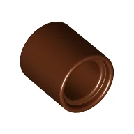 Technic Pin Connector Round 1L [Beam] / Reddish Brown