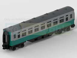 4-Wide BR MK1 Corridor Carriage In British Rail Blue Livery