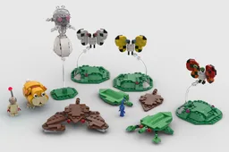 Pikmin 4 - Spectralids, Honeywisp, and Leaves