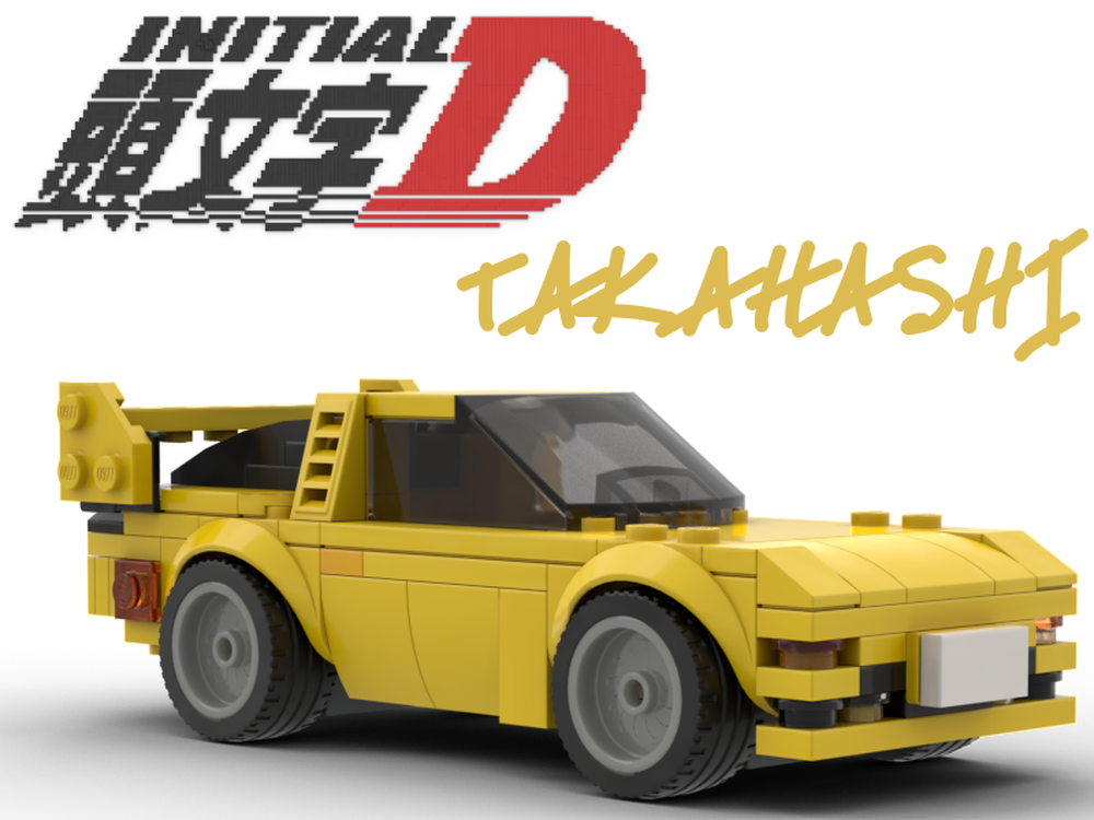 Lego Initial D Keisuke Mazda RX-7 FD3S Type R