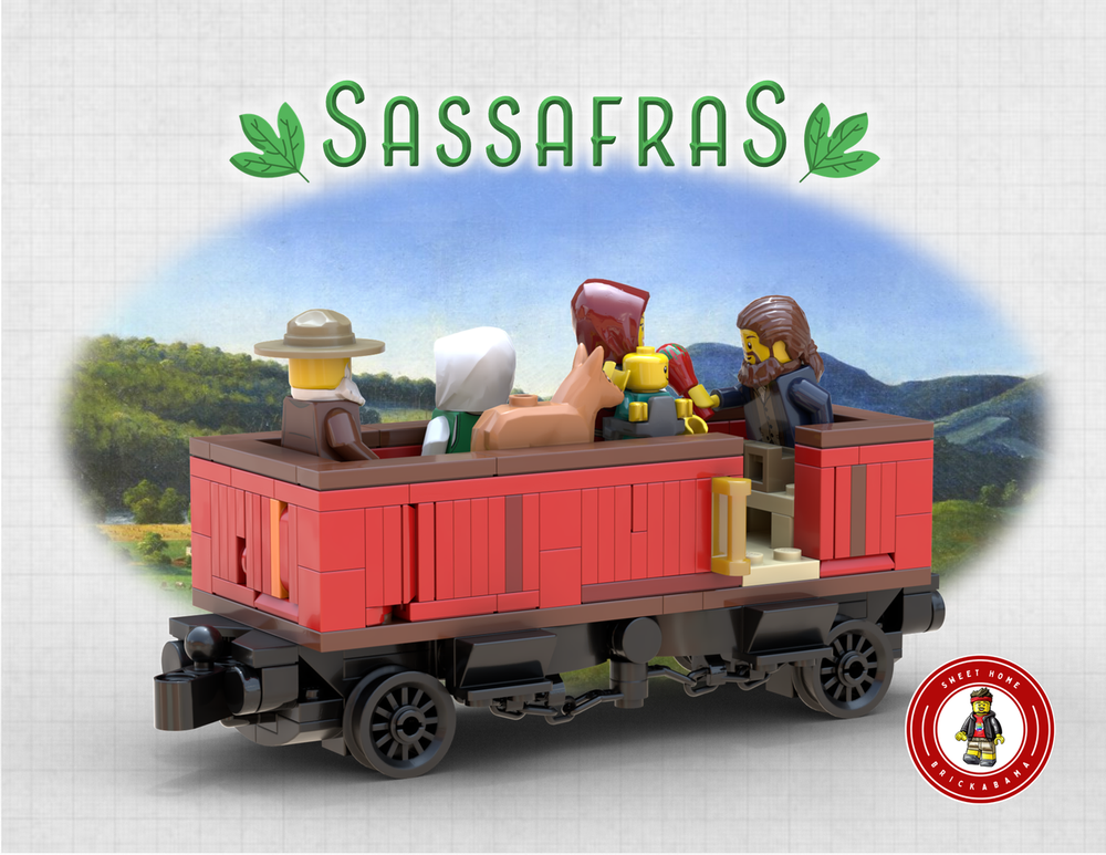 Lego SHB Sister Steamers - Series #1: 1839 - Open Air Passenger Wagon