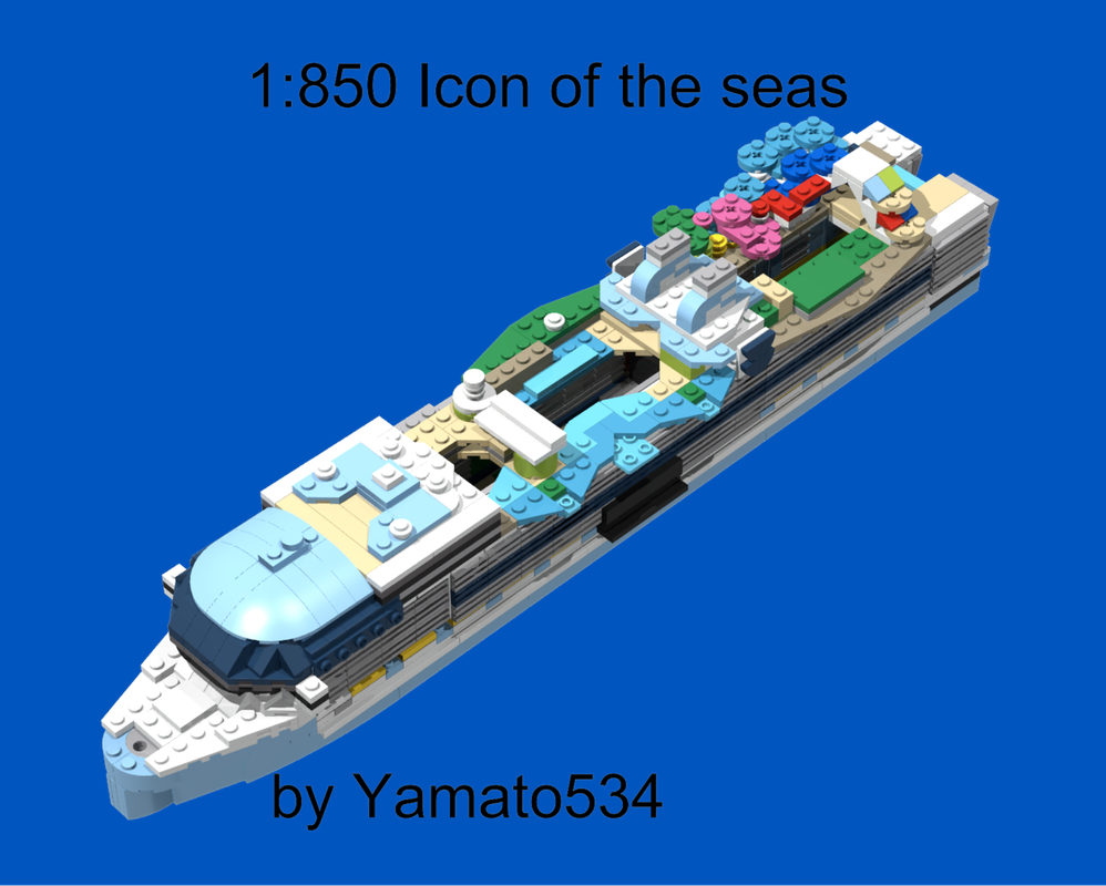 Lego Icon of the seas 1:850