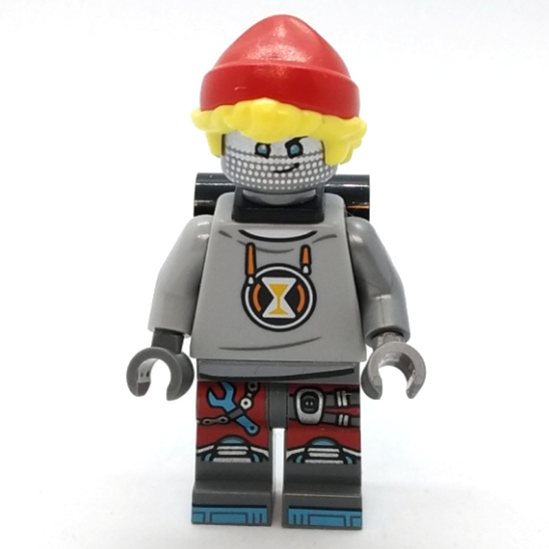 Lego Cooper, Flat Silver, Neck Bracket